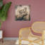 Vintage Jungle Leopard Classic Retro Vintage Cat Animal Nature Wall Art Print 1 Piece Wrapped Canvas Wall Art-307798612