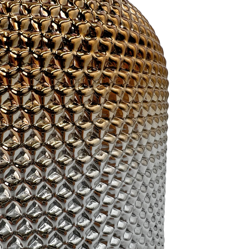 Vase de table Zidler, Or / argent / gris