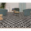 Windsom Geometric Area Rug in Black/White-47856392
