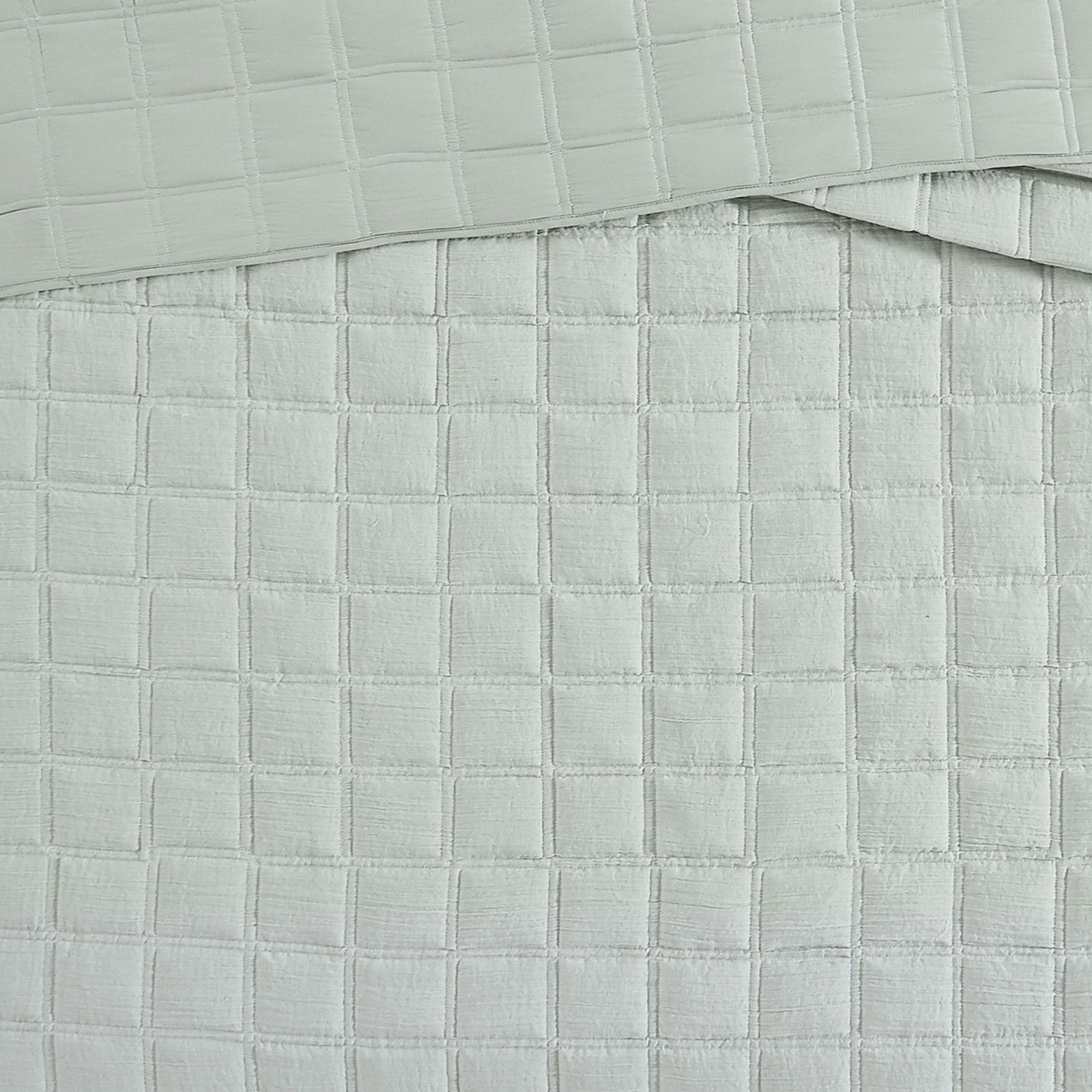 Reta Quilt Set, Gray, Queen Quilt + 2 Standard Shams