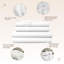 Draps 100% coton biologique Whisper King - Draps certifiés biologiques Gots avec poche profonde et tissage en satin respirant et confortable qui devient plus doux à chaque lavage - ensemble de luxe 3 pièces (très grand blanc)-117278030-117532782