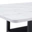 Ensemble de table et chaises, table de salle à manger avec tablette de rangement et chaises capitonnées