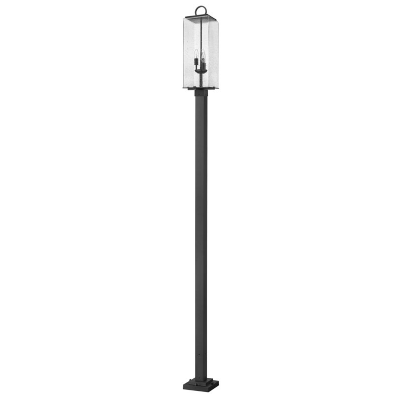 Ahmauri Seeded Lamp Post (Full), 120.25" H x 9.25" W x 9.25" D