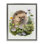 Art mural sur toile Hérisson dans un pré floral par Fab Funky
