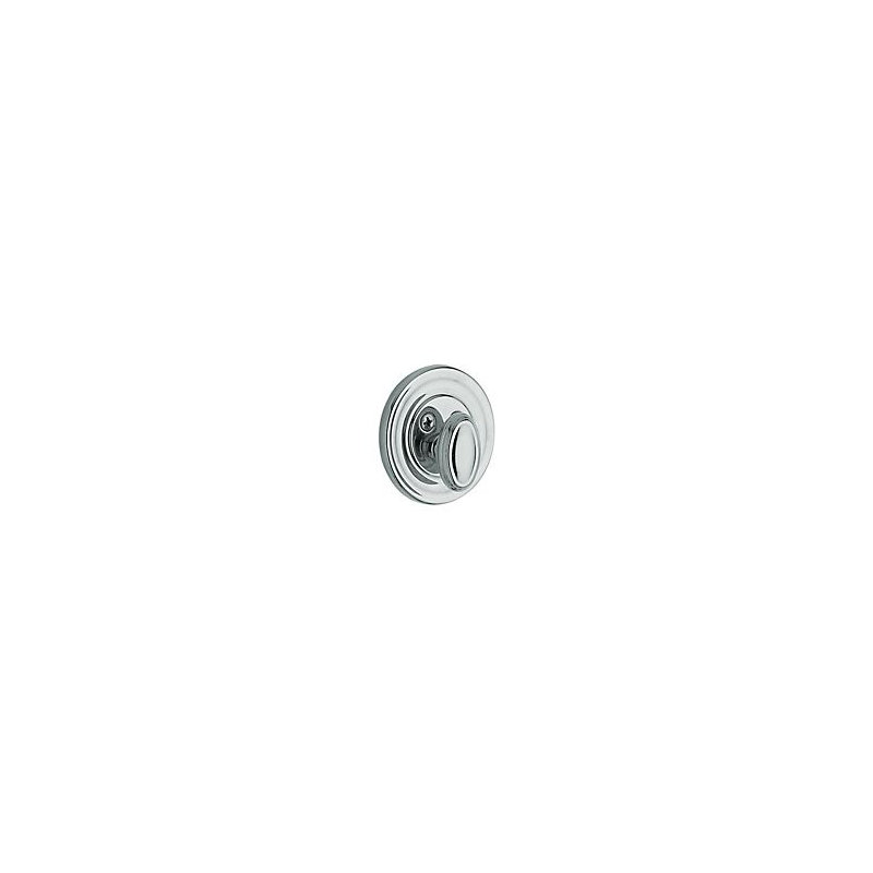 Patio Single Cylinder Deadbolt, Polished Nickel
