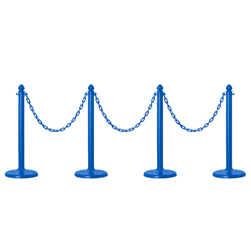 Ensemble de barrière de sécurité, Bleu