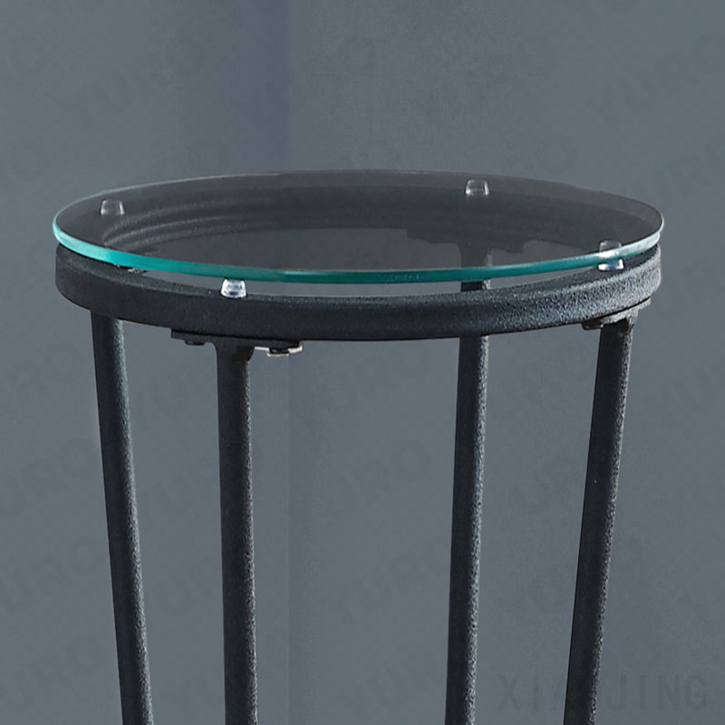 Round Modern Plant Side End Table