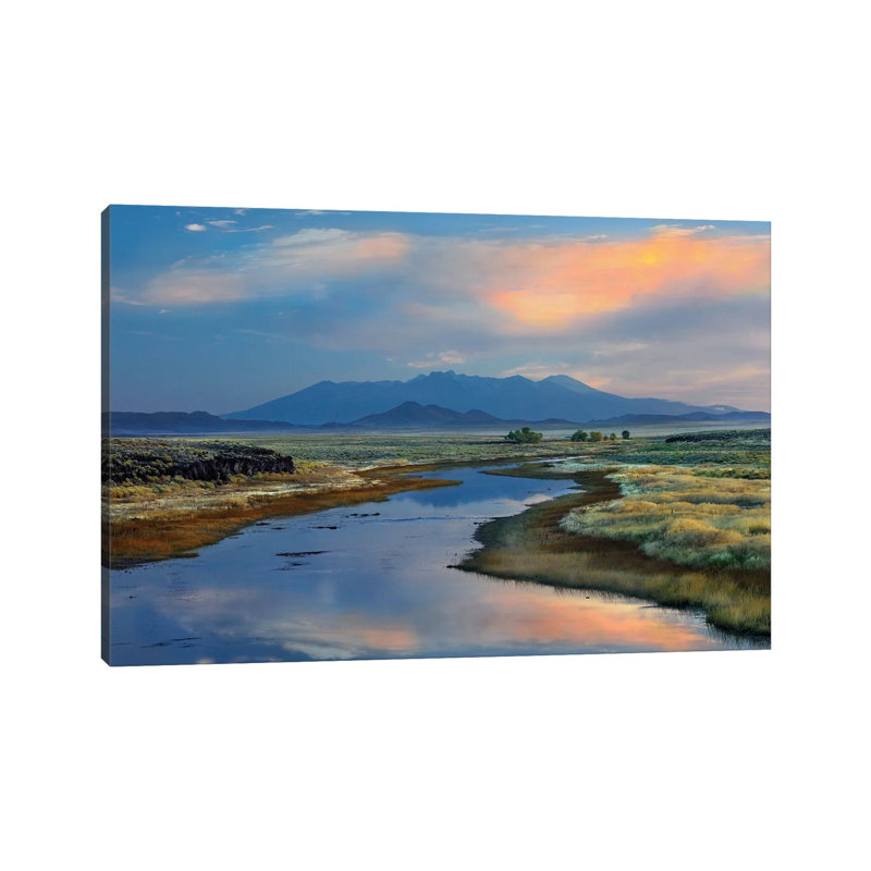 Rio Grande and Sangre De Cristo Mountains, Colorado 1 Piece Wrapped Canvas Wall Art, 30.48 cm H x 45.72 cm W