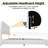 Queen Size Upholstered Cloud Bed Frame With Adjustable Headboard – Soft Teddy Fabric, Cream Platform Bed With Rounded Corners, No Box Spring Required, Easy Assembly