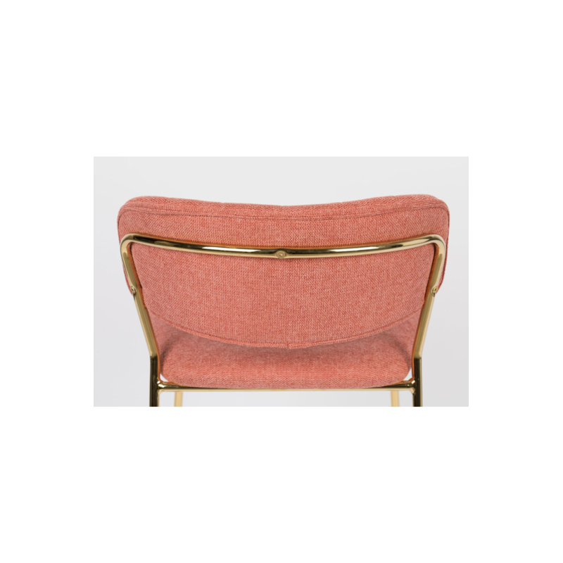 Jolien 26'' Counter Stool, Gold, Pink