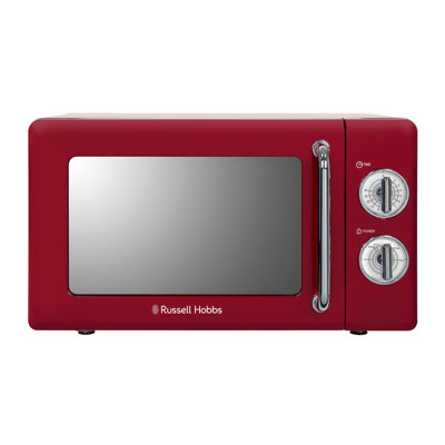 Russell Hobbs 700w 17l Retro Compact Manual Microwave
