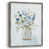 Toile avec cadre noyer