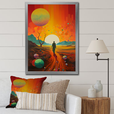 Mystic Wandering Through the Rainbow Desert I - reproduction imprimée