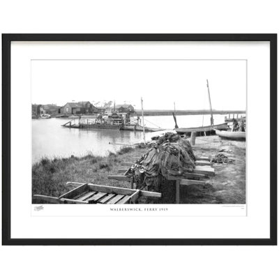 Walberswick, Ferry 1919 by Francis Frith - Single Picture Frame Print