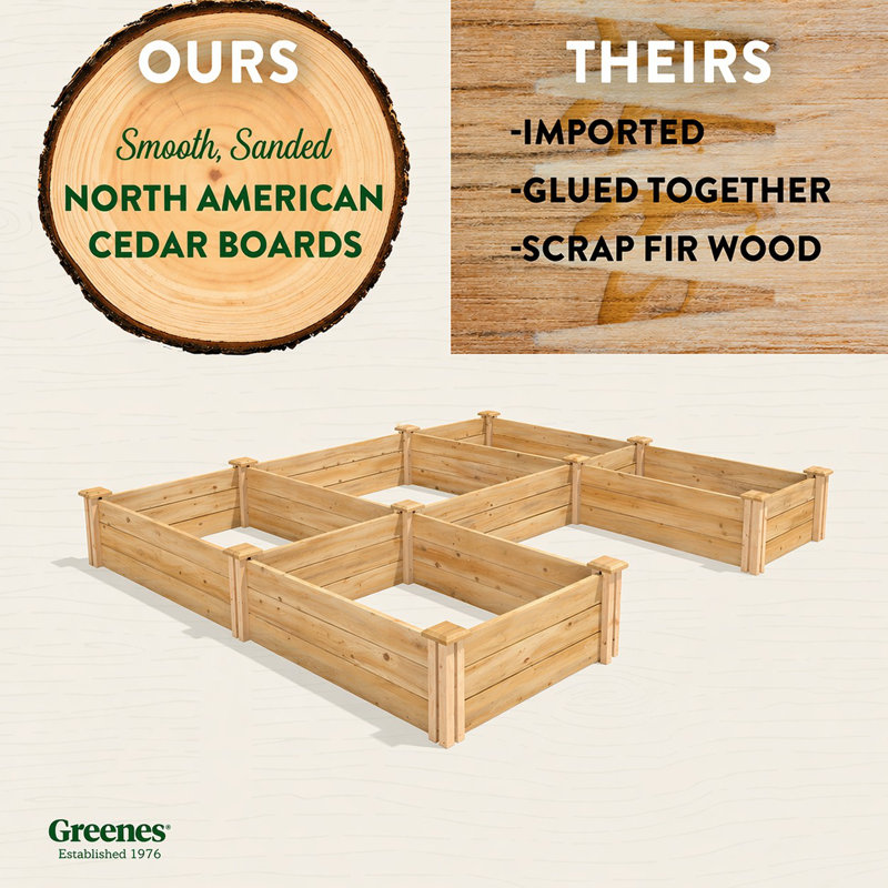 Wood Raised Garden Bed