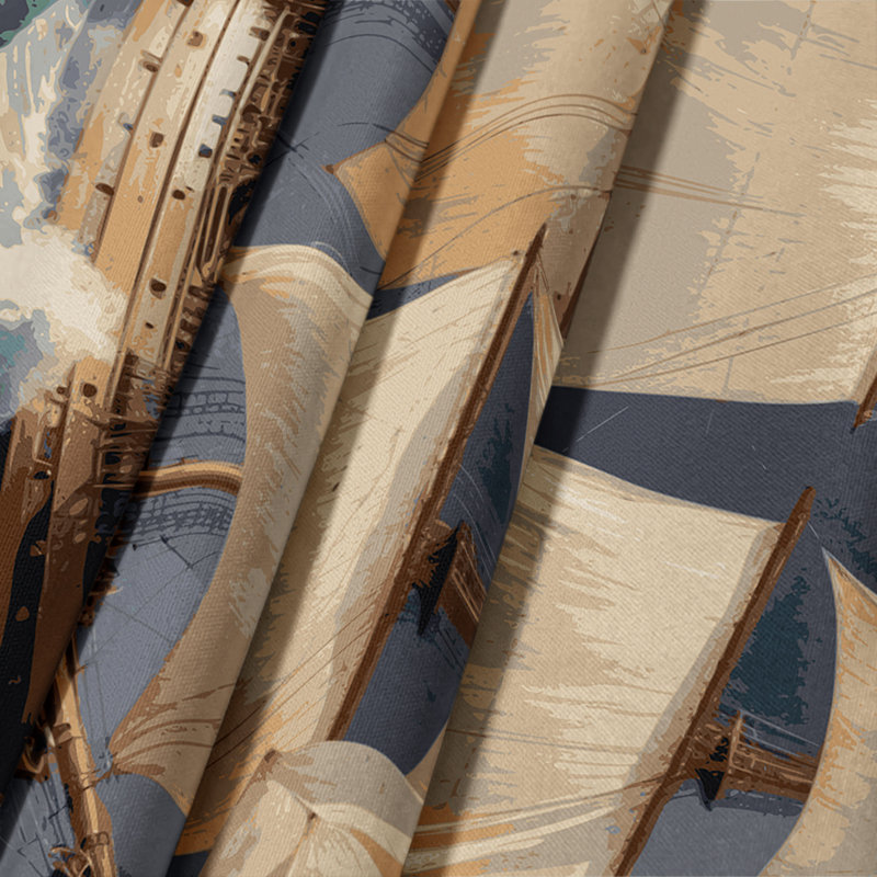 Tapisserie murale nautique Brigantines, 26 po x 36 po