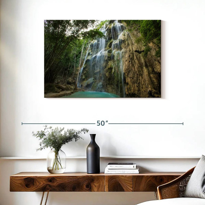 Cascade d'Alvord à Cebu, H 24 po x l 36 po