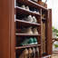 Armoire à chaussures rétro de style européen pour un usage domestique