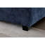 Ensemble de canapé d'angle moderne en tissu de lin en L avec repose-pieds convertible pour salon, appartement, bureau, bleu-1914066416