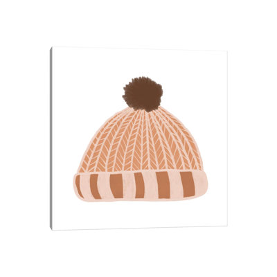 Wooly Hat - Wrapped Canvas Print