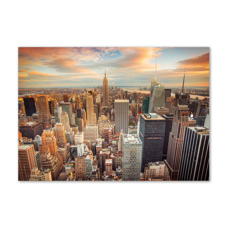 New York Bird Flight - Print, Canvas, 70cm H x 100cm W x 4cm D