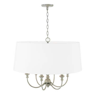 Luminaire suspendu tambour 6 lumières 
