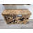 Teak Slice Console Table