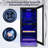 15" Wine Premium Refrigerator 30 Bottle Dual Zone Wine Cooler with Two Handle and Reversible Hinge