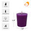 Bougie votive sans parfum Votive-24032372-24032368