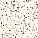 Susan Hable Floral Wallpaper by Susan Hable