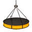 Luminaire suspendu unique en forme d'urne / bol DEL à 9 lumières Nashley