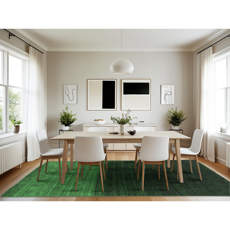 Washable Abstract Indoor Rug, Rectangle 7' x 10'