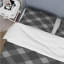 Ensemble de housse de couette à motif pied-de-poule gris-109146785