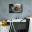 «Epic Graffiti», «Wild Life Of Predators In Watercolor 1» par Momart, art mural sur toile-106415522