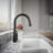Simplice Pull Down Kitchen Sink Faucet with Three-Function Sprayhead, Two-Hole Installation-3859627