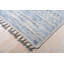 Tapis transitionnel bleu classique en laine noué à la main Classic