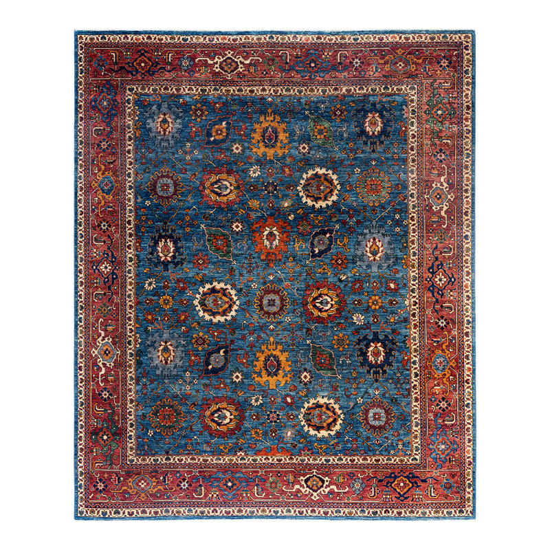 Serapi One-of-a-Kind Rectangle 8'1" X 9'8" Hand Knotted Area Rug