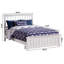 Lit plateforme bas en bois massif Mission avec pied de lit assorti-83257628-83257630