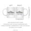 Tasse à café Colorful City Skyline-50942807