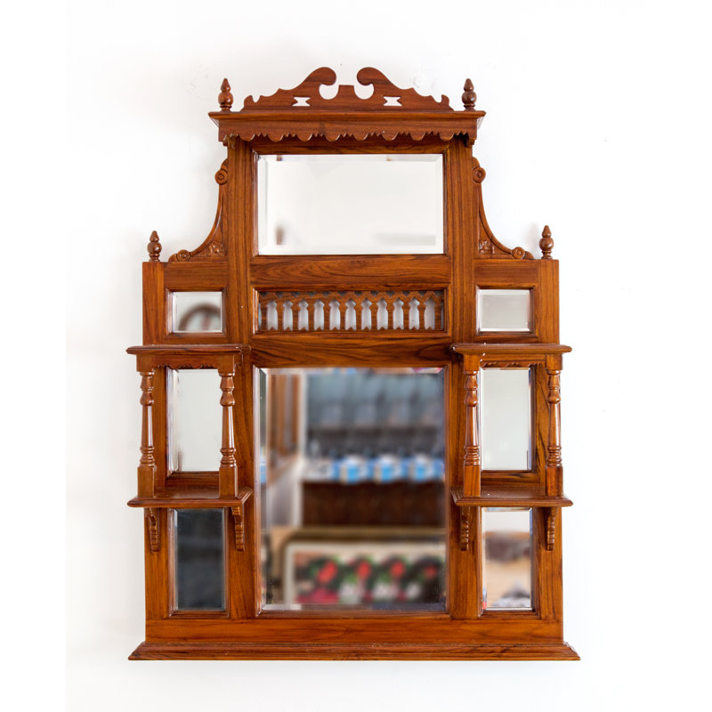 Jharokha Flat Beveled Wall Mirror