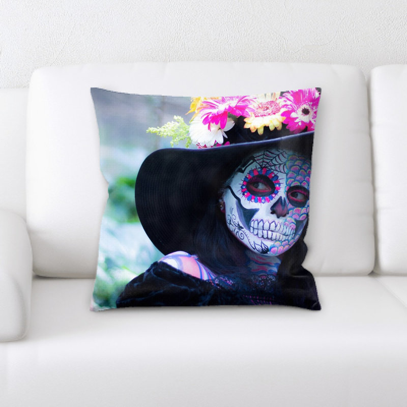 Day of the Dead Throw Pillow