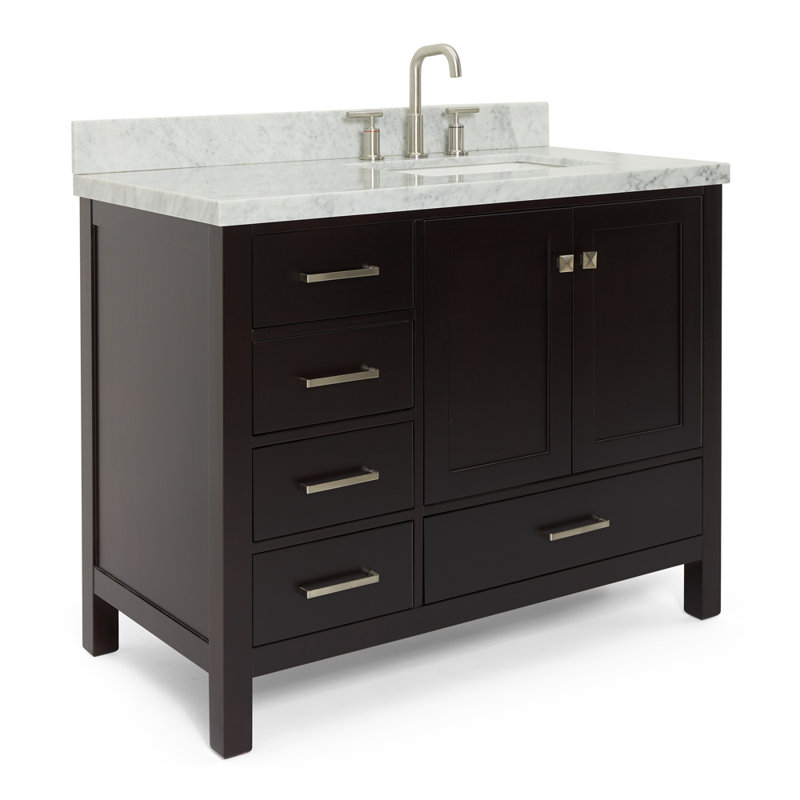 Ensemble de meuble-lavabo simple 43 po Cambridge, Espresso