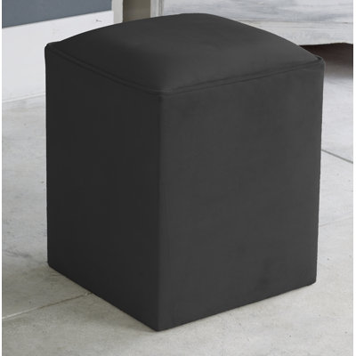 Henton 40 cm W Velvet Square Ottoman