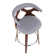 Betuel Swivel Upholstered Counter Stool with Solid Wood Frame