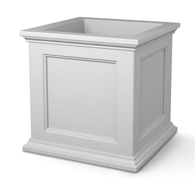20 Inch Self-Watering Square Planter, Weather Resistant for Patio, Porch & Entryway Blooms