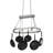 Harmony Metal Handcrafted Oval Hanging Pot Rack
