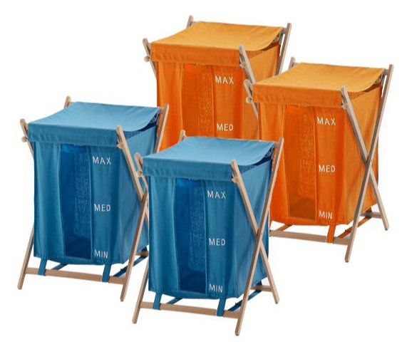 Bubo Laundry Set, Orange/Blue