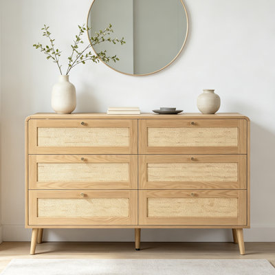 120 cm W Chest of 6 Drawers