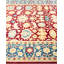 Tapis rouge unique noué à la main de conception unique 6 pi 1 po x 9 pi 4 po Keenan