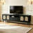 Black Solid Wood TV Stands